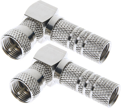F-Winkelstecker 2 Stück Ø 7 mm