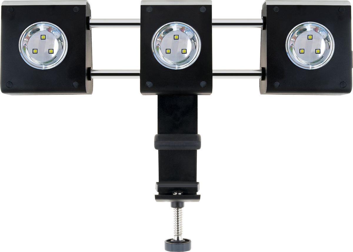 Grill-Leuchte mit beweglichen LED-Strahlern