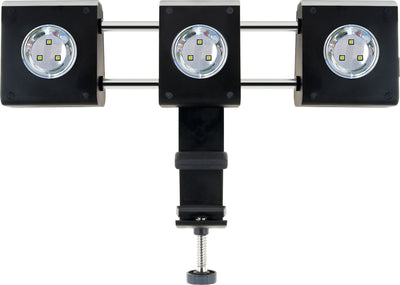 Grill-Leuchte mit beweglichen LED-Strahlern