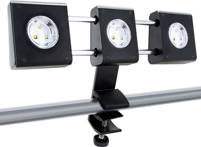Grill-Leuchte mit beweglichen LED-Strahlern