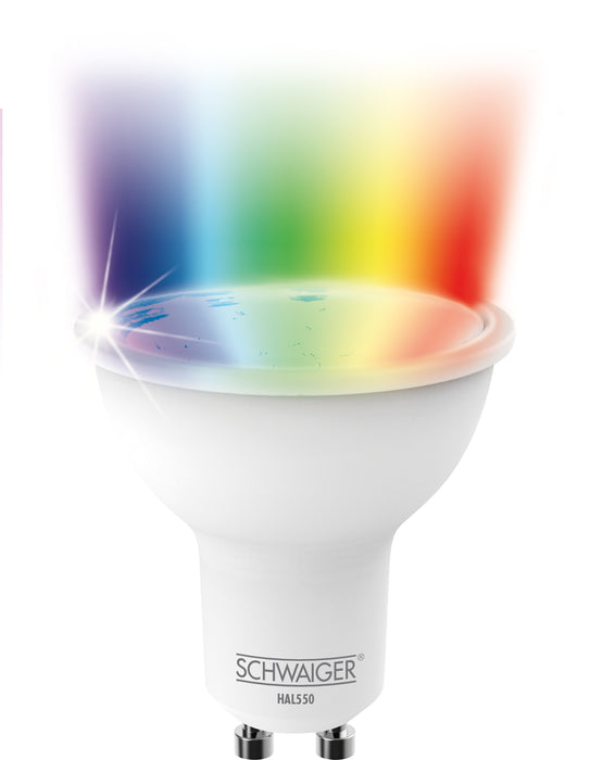 Smart light bulb LED RGB dimmable GU10