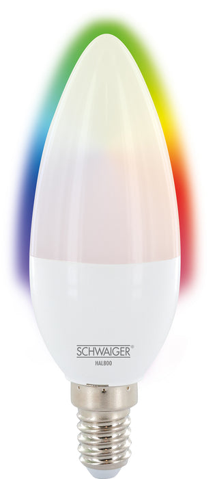 Smart Leuchtmittel LED RGB dimmbar E14