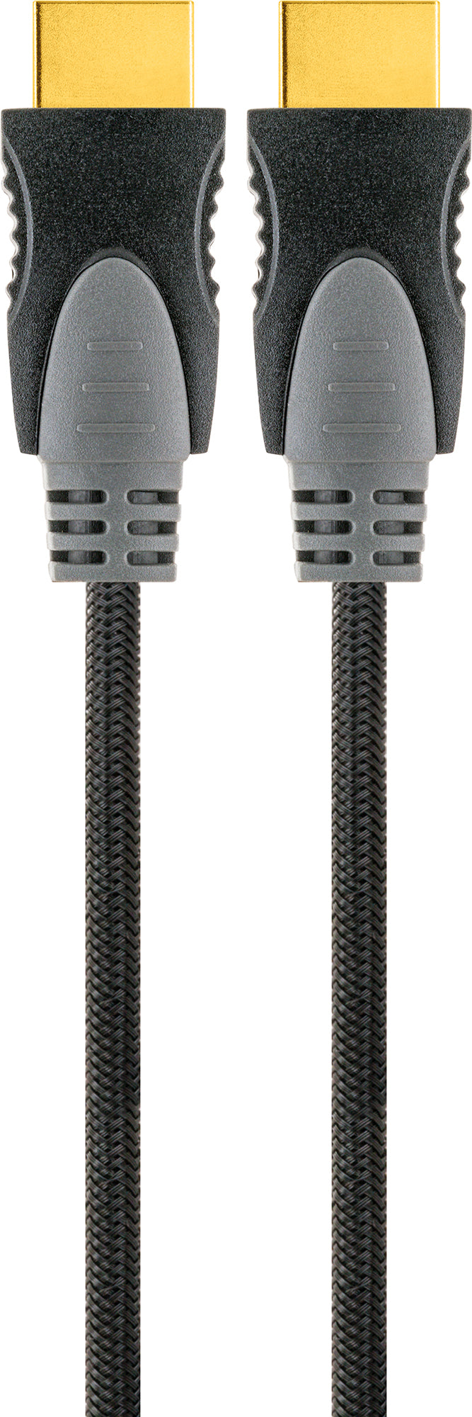 HDMI®-Kabel mit Ethernet 18 Gbit/s schwarz/grau 1,5 m