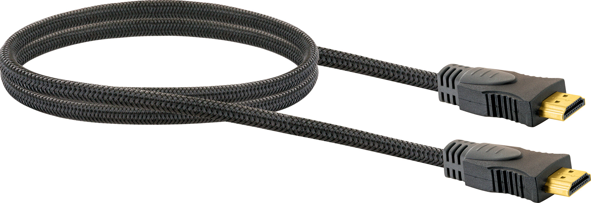 HDMI®-Kabel mit Ethernet 18 Gbit/s schwarz/grau 1,5 m