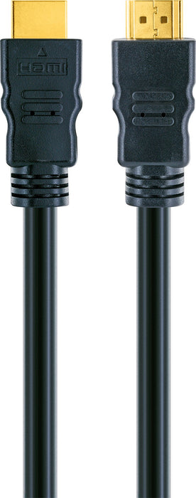 HDMI®-Kabel mit Ethernet 10,2 Gbit/s schwarz/gold 10/15 m