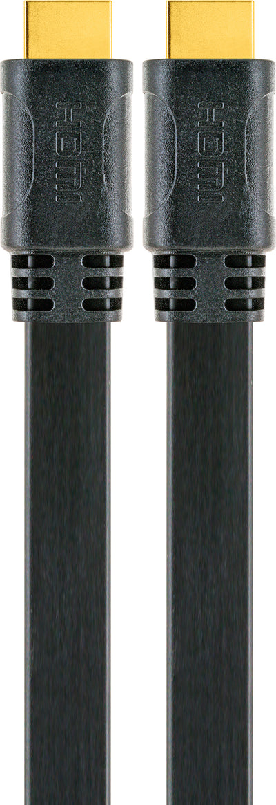 HDMI®-Kabel mit Ethernet 18 Gbit/s schwarz/gold 1,5/3 m