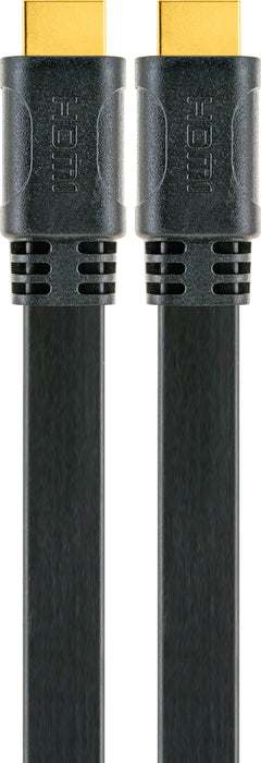 HDMI®-Kabel mit Ethernet 18 Gbit/s schwarz/gold 1,5/3 m