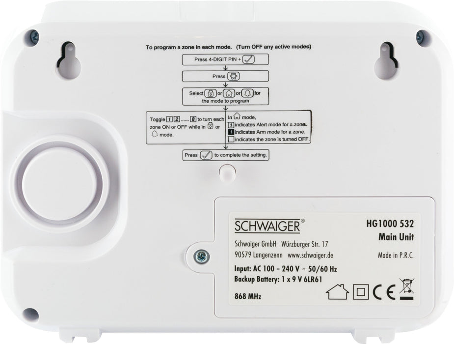 Funk-Alarm-System „Green Guard“