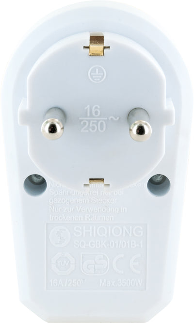 Hardmann Steckdosenadapter mit Schalter