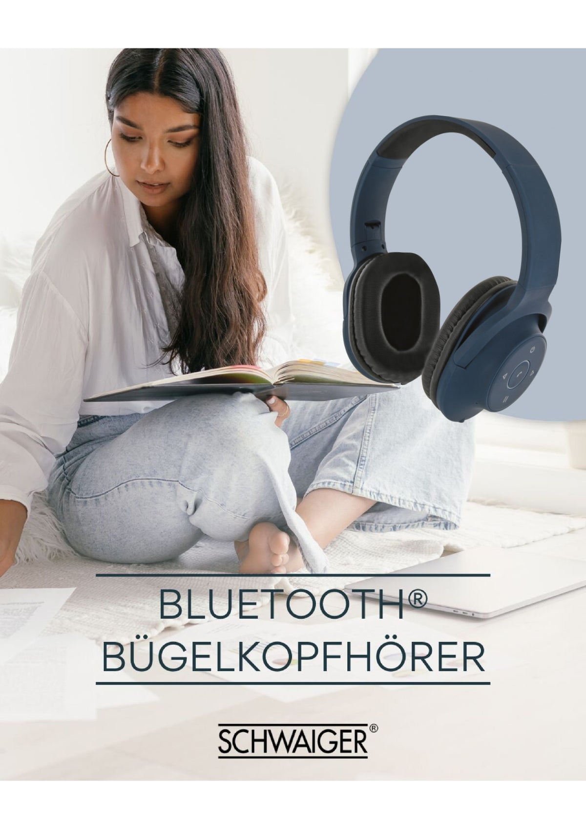 Schwaiger Bluetooth® Bügelkopfhörer
