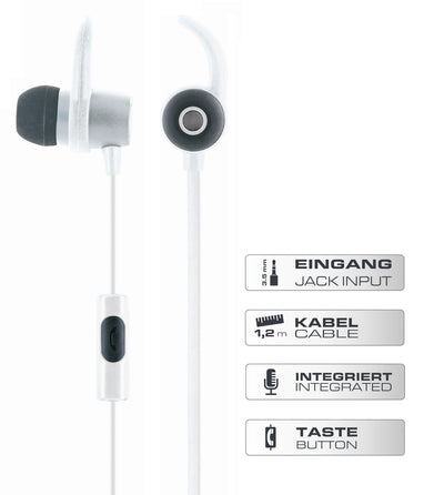 In-Ear Kopfhörer mit geradem Klinkenanschluss