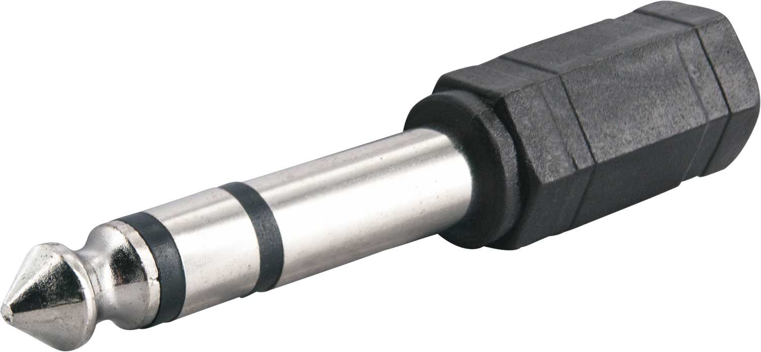 Kopfhöreradapter Klinke 3,5 mm auf 6,3 mm