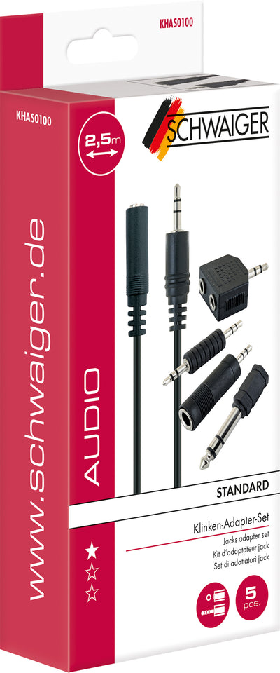Klinken-Adapter Set mit Kabel
