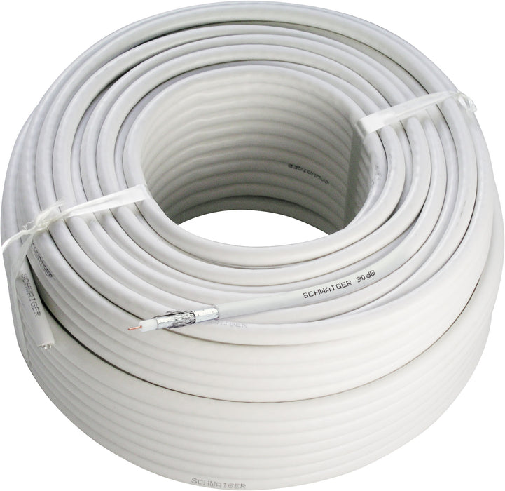 Koaxialkabel 10 - 50 m 90 dB