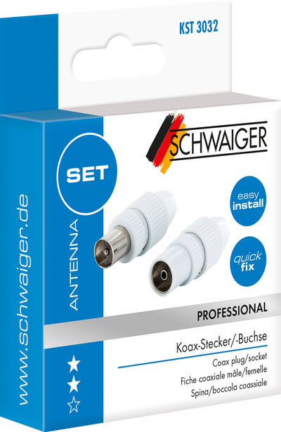 IEC quickFIX Stecker & Buchse Ø 4 - 7,5 mm
