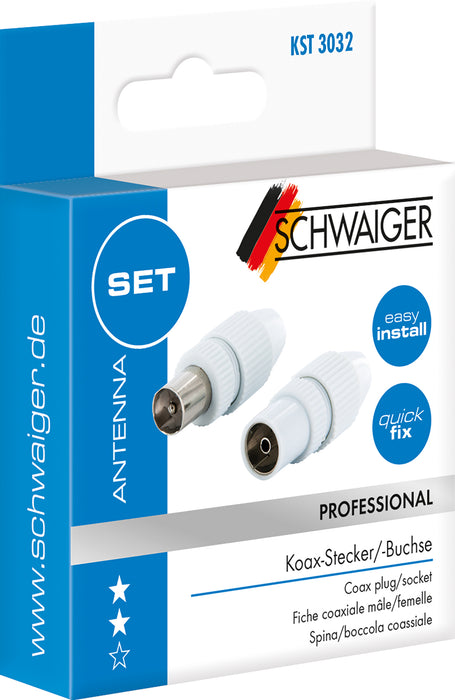 IEC quickFIX Stecker & Buchse Ø 4 - 7,5 mm