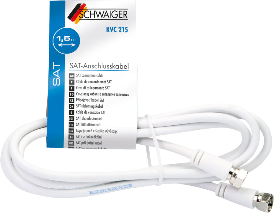 SAT-Anschlusskabel 1,5 - 10 m 75 dB