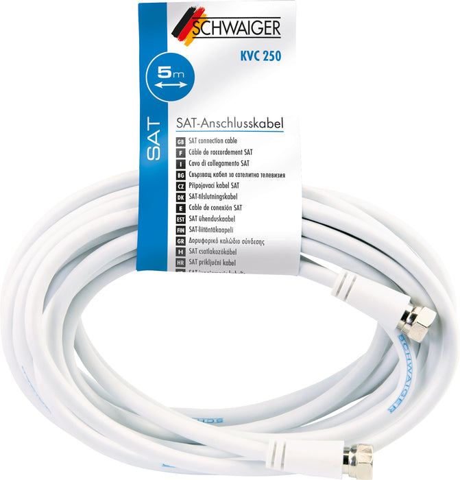 SAT-Anschlusskabel 1,5 - 10 m 75 dB