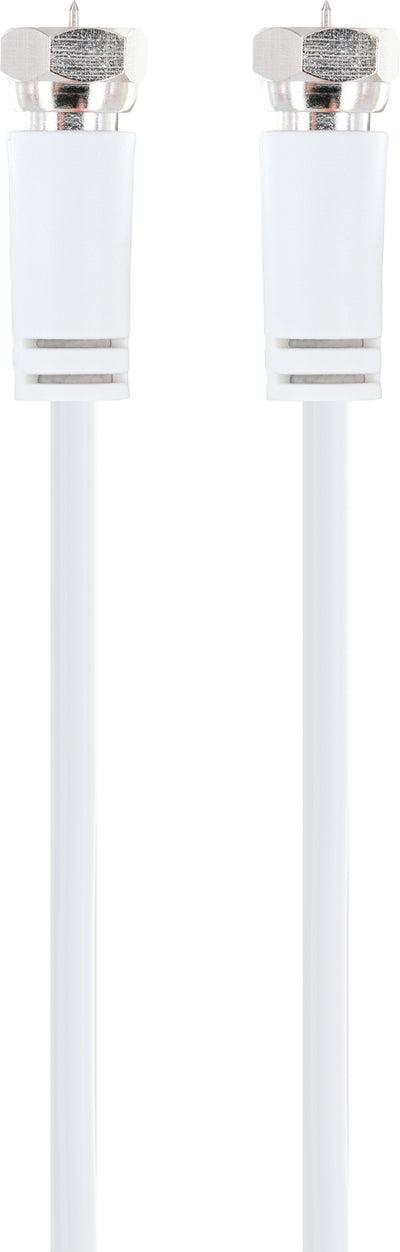 SAT-Anschlusskabel mit IEC Adaptern 3 m 75 dB