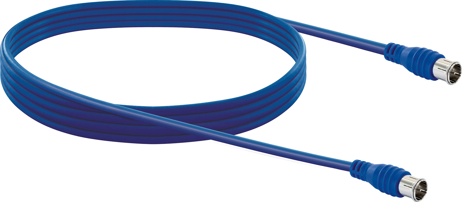 flexible SAT coaxial cable with F-Quick connector 5m