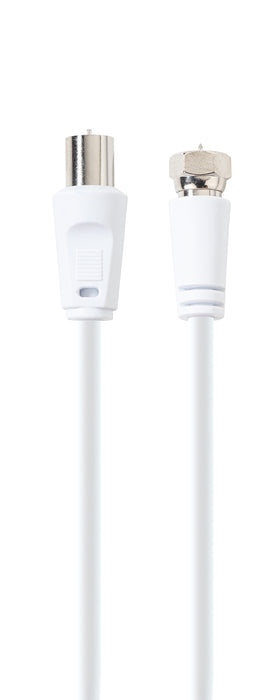 Adapterkabel F- auf IEC-Stecker 1,5 - 3 m 75 dB