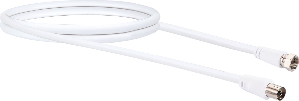 Adapterkabel F-Stecker auf IEC-Buchse 1,5/3 m 75 dB