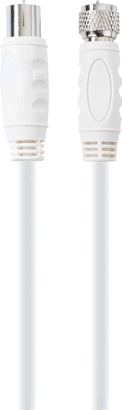 Adapterkabel F- auf IEC-Stecker 1,5 - 5 m 90 dB