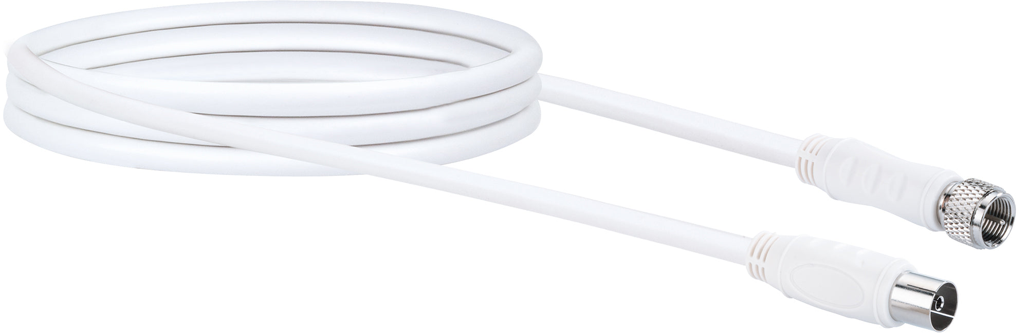 Adapterkabel F-Stecker auf IEC-Buchse 1,5 - 5 m  90 dB