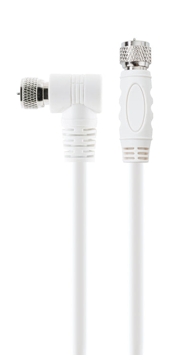 SAT-Anschlusskabel mit F-Winkelstecker 1,5 - 3 m 110 dB