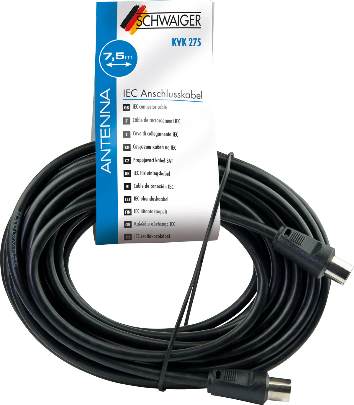 Antennenkabel 1,5 - 10 m 75 dB