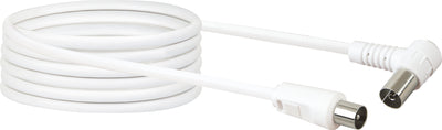 Antennenkabel mit IEC-Winkelstecker 1,5 - 10 m 75 dB