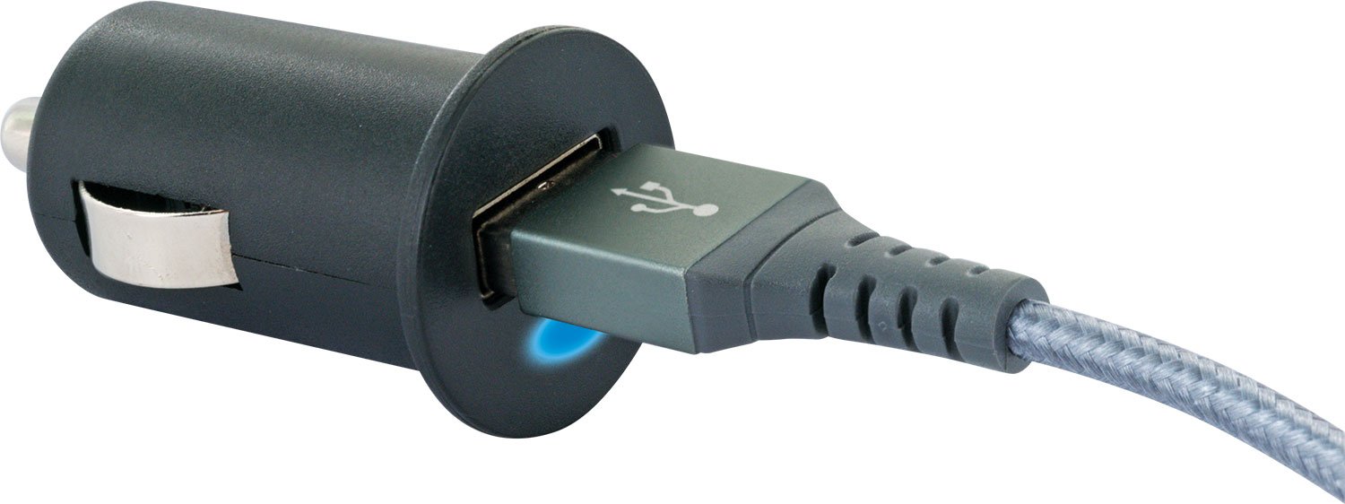 KFZ Ladegerät 12/24 V USB-A mit Status LED