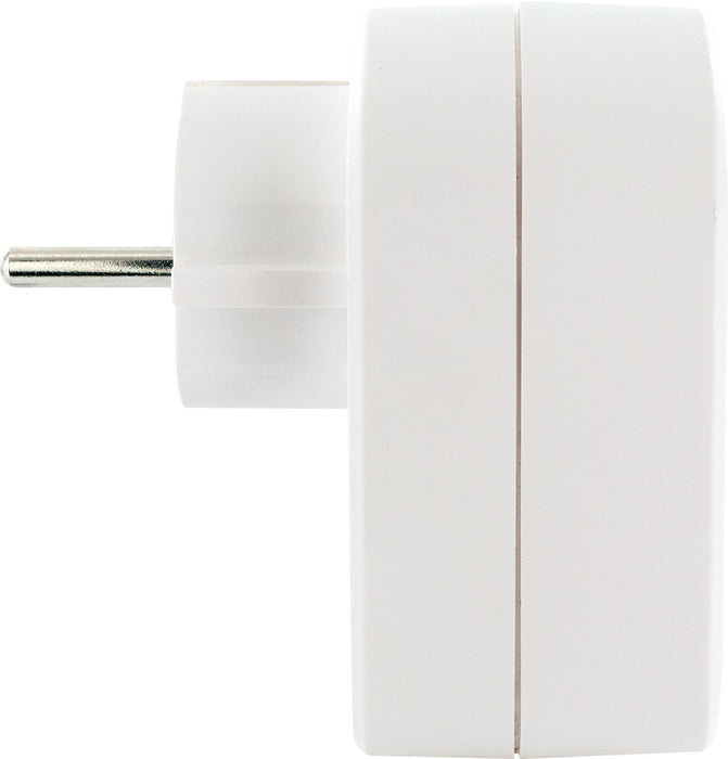 Ladegerät mit Steckdose + 2x USB-A