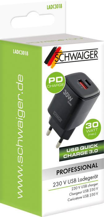 USB Schnellladegerät 30W