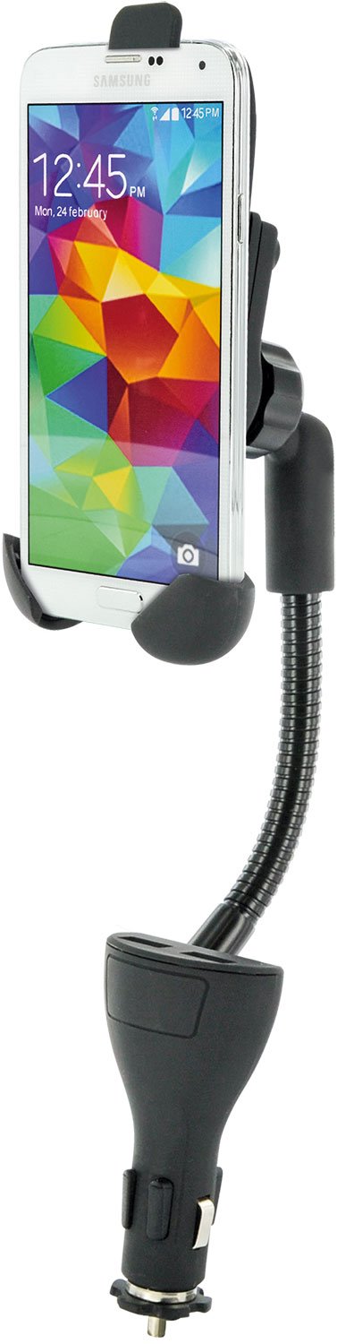 KFZ Smartphone Halterung Universal mit 2x USB-A Anschluss