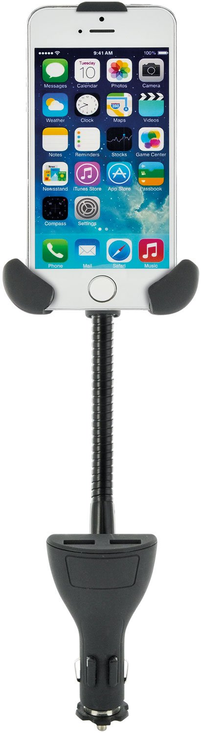 KFZ Smartphone Halterung Universal mit 2x USB-A Anschluss