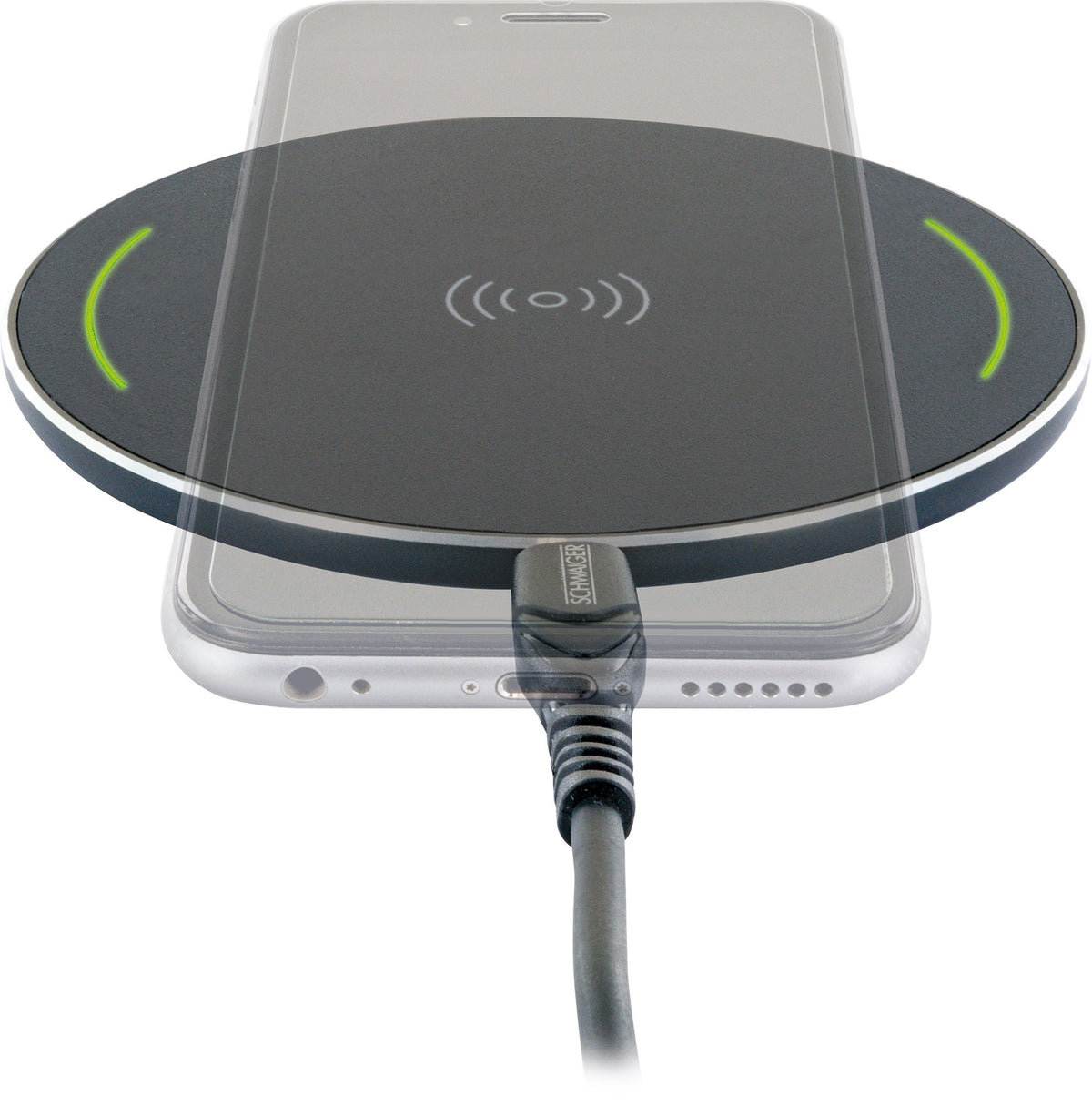 QI-Ladeplatte Ladestation Micro-USB