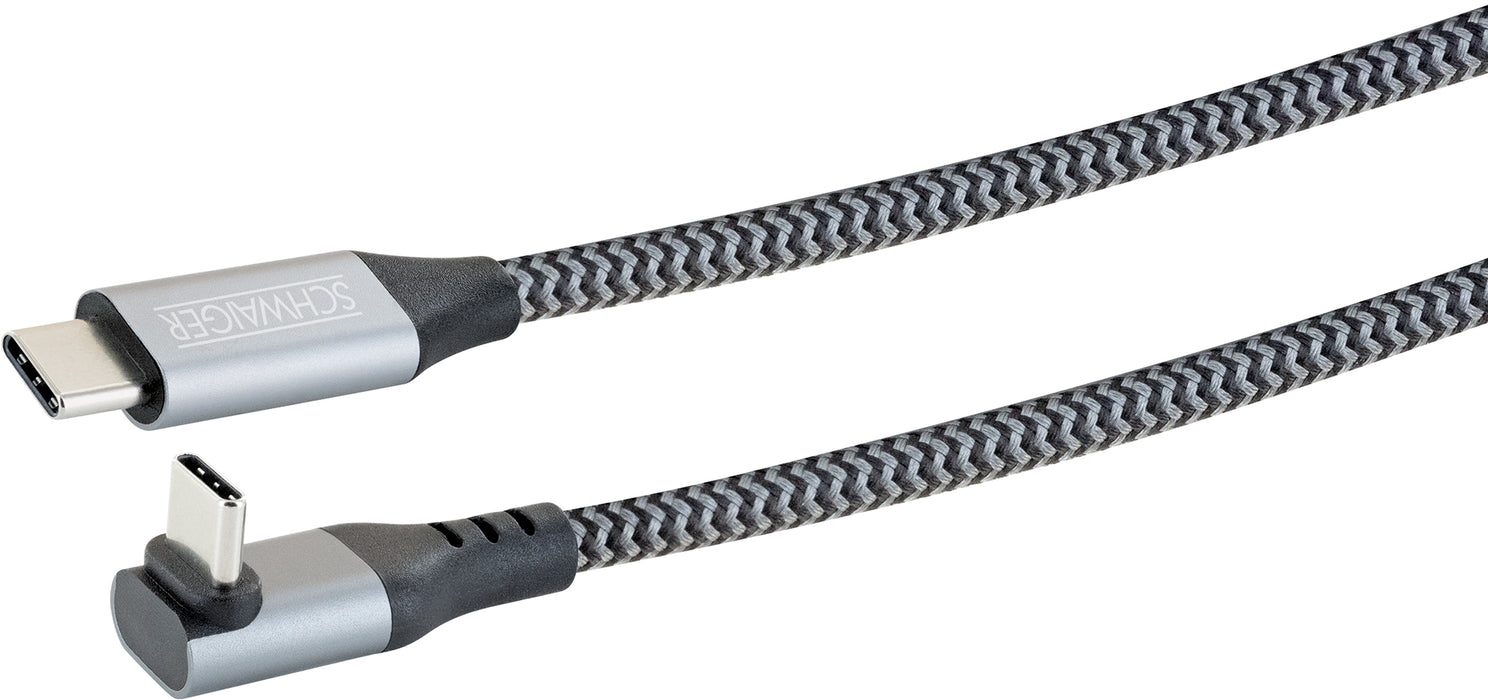 Ladekabel USB-C mit Winkelstecker (1,2 / 2 m)