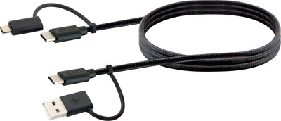4in1 USB-Ladekabel 1,5 m