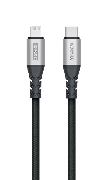 USB-C auf USB-C/Lightning Kabel extrem reißfest 1,2 m