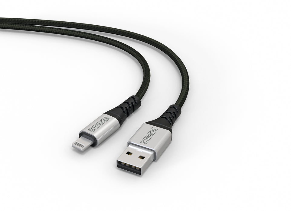Lightning auf USB-A Kabel extrem reißfest 1,2 m