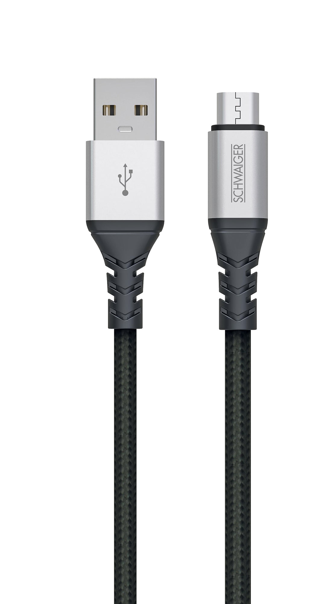 Micro-USB auf USB-A Kabel extrem reißfest 1,2 m