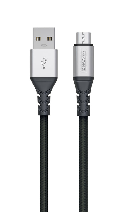 Micro-USB auf USB-A Kabel extrem reißfest 1,2 m