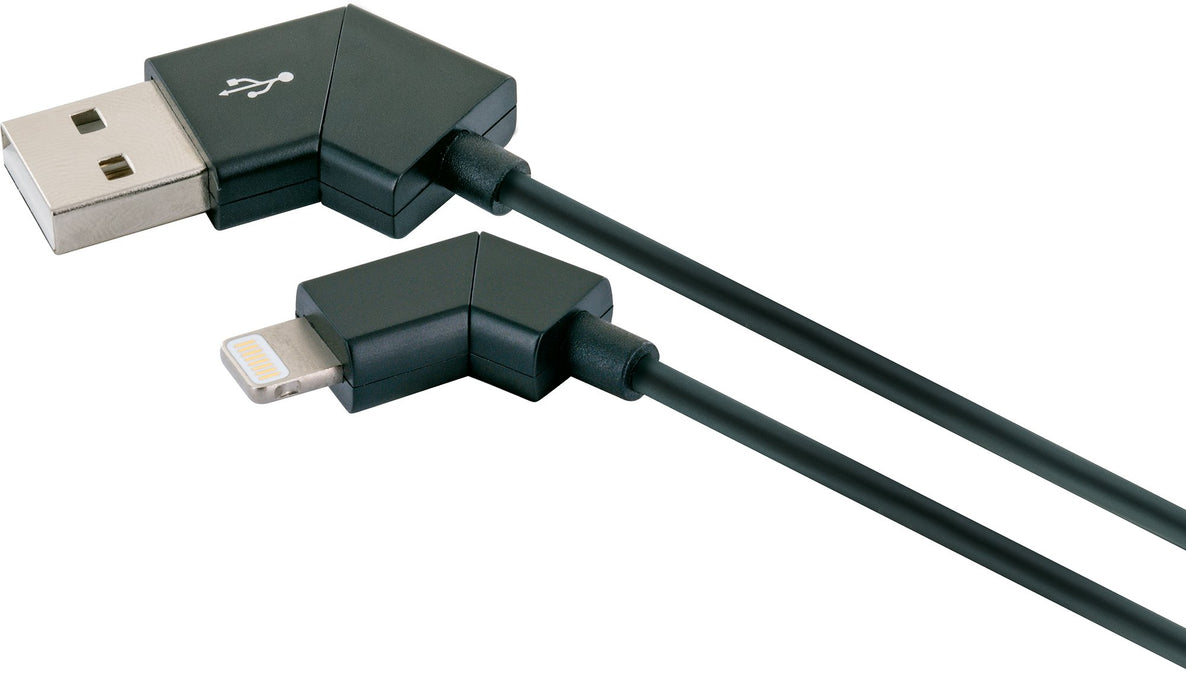 Lightning auf USB-A Kabel drehbare Stecker 1,2 m