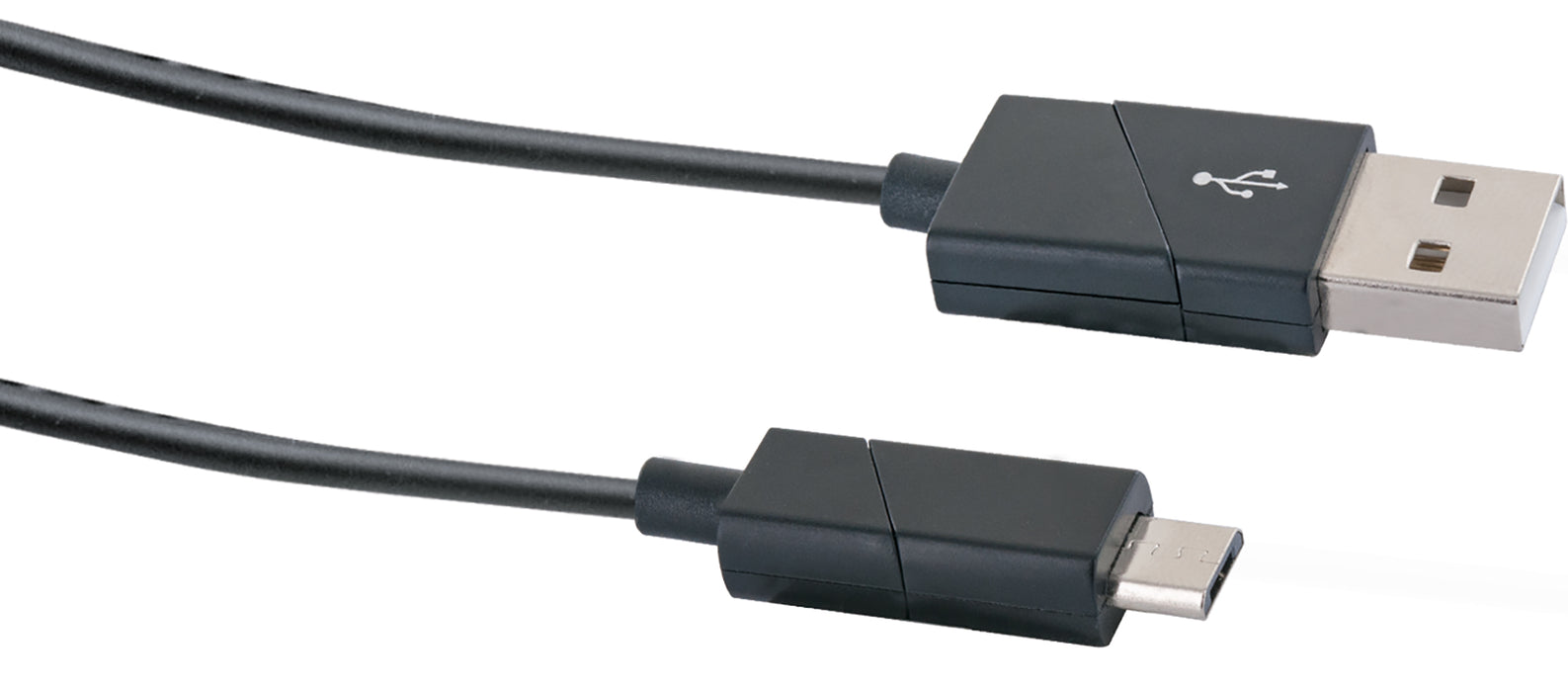 Micro-USB auf USB-A Kabel drehbare Stecker 1,2 m