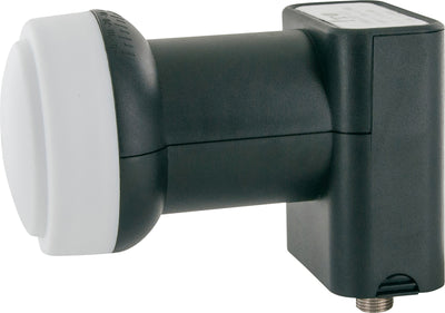 Satellitenanlage Set Weiß Stahl 72 cm mit Twin LNB