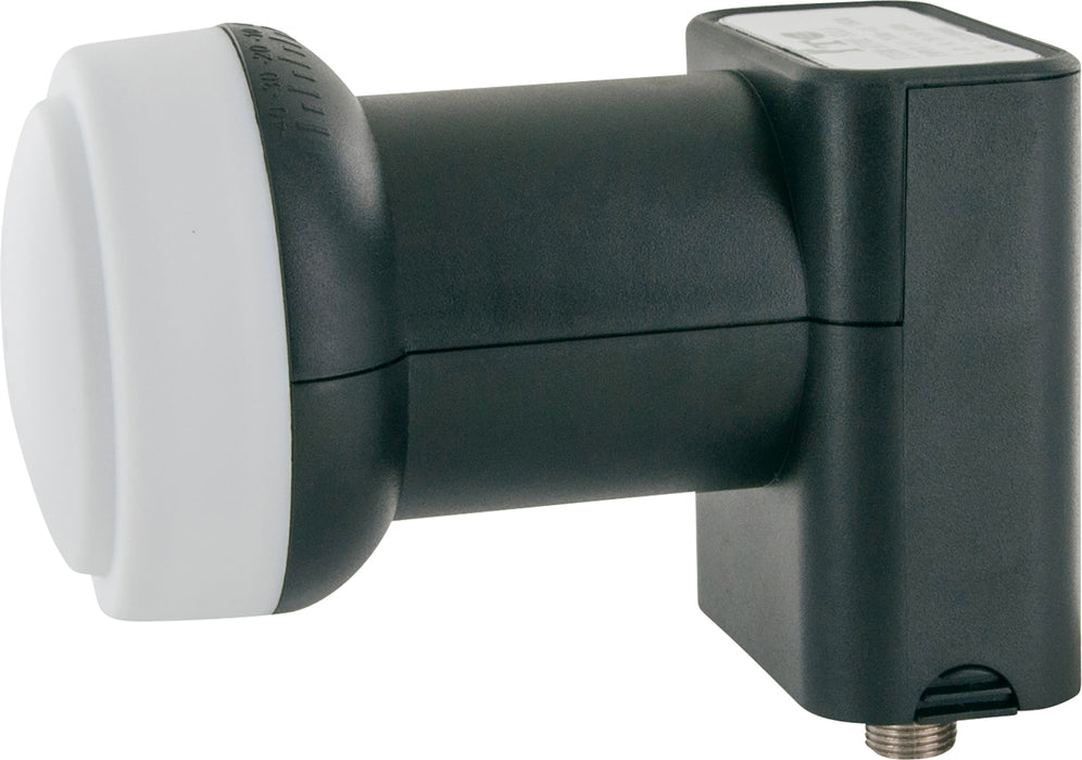 Satellitenanlage Set Weiß Stahl 72 cm mit Twin LNB