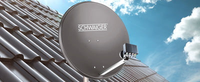 Satellitenanlage Set Anthrazit Stahl 55 cm