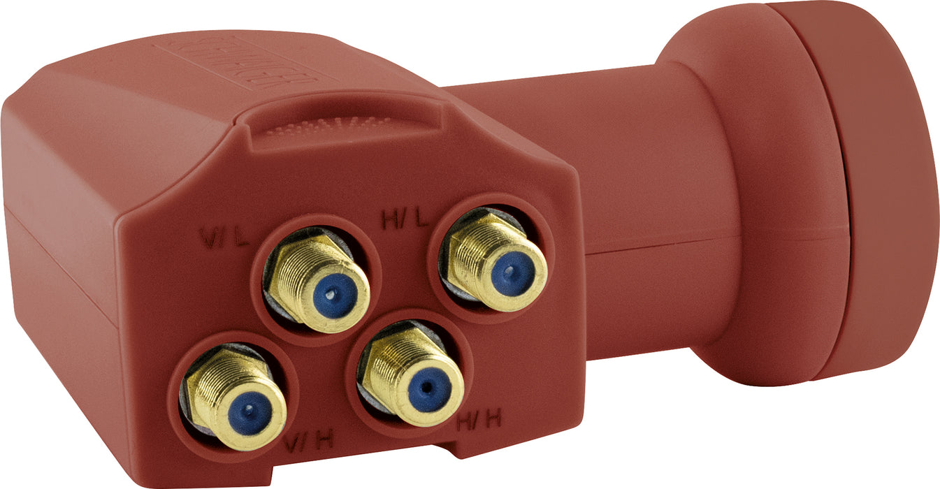 Quattro LNB digital SUN PROTECT ziegelrot