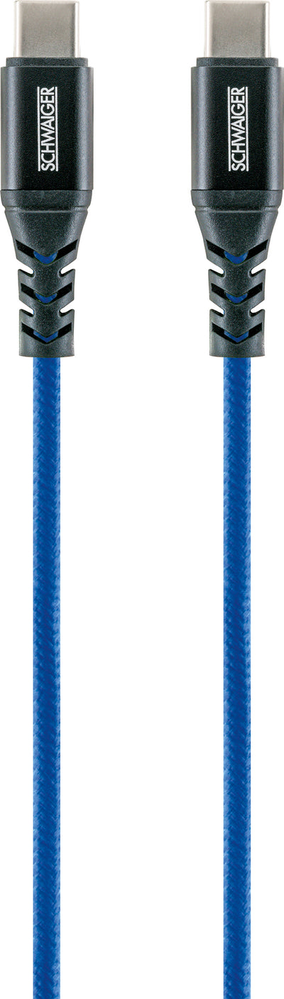 USB-C auf USB-C Kabel rot/grün/blau 1,2 m
